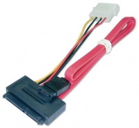 Lindy Internal SATA Combo Cable - 0.3m Photo