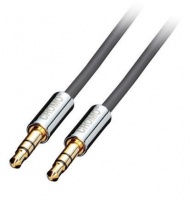 Lindy 3.5mm Stereo Male - Male Cromo Cable - 10m Photo