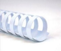 Rexel: 45mm 21 Loop PVC Binding Combs - White Photo