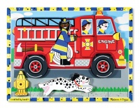 Melissa Doug Melissa & Doug Fire Truck Chunky Puzzle Photo