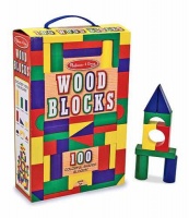 Melissa & Doug 100 Wood Block Set Photo