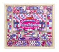 Melissa & Doug Deluxe Collection - Wooden Bead Set Photo