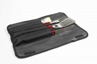 OZtrail - 4 Piece BBQ Set In Roll-Up Bag OZtrail - 4 Piece BBQ Set In Roll-Up Bag Photo