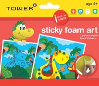Tower Kids Sticky Foam Art - Dinosaur Photo