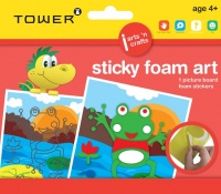 Tower Kids Sticky Foam Art - Frog Photo