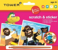Tower Kids Scratch & Sticker - Pirate Photo