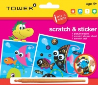 Tower Kids Scratch & Sticker - Fish Photo