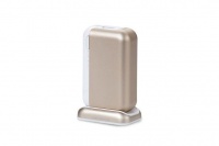 Just Mobile TopGum USB Power Pack with Charging Dock 6000mAh - Gold Photo