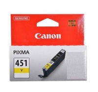 Canon CLI-451Y Yellow Single Ink Cartridge Photo