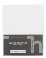 Whitehouse - 205TC Pure Cotton Duvet Cover Set With Studs - White Photo