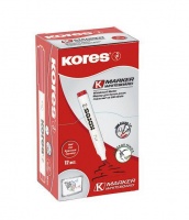 Kores Whiteboard Marker Bullet Tip - Red Photo