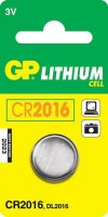 GP Batteries 3V CR2016 Lithium Coin Battery Single Card Photo