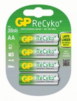GP Batteries 1.2V AA 2100 mAh NiMH Rechargeable ReCyko Batteries Photo