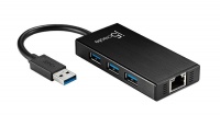 J5 Create USB 3.0 Gigabit Ethernet & 3-Port HUB Multi Adapter Photo
