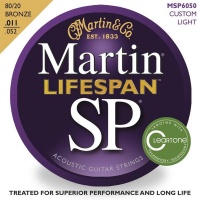 Martin 41MSP6050 SP Lifespan 80/20 Bronze Custom-Light Acoustic Guitar Strings Photo