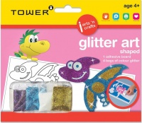 Tower Kids Glitter Art Shaped - Dinosaur Photo