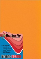 Butterfly A4 Bright Board 50s - Orange Photo