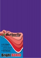 Butterfly A4 Bright Board 50s - Purple Photo