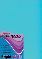 Butterfly A4 Bright Paper 100s - Blue Photo