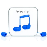Happy Plugs In-Ear Plus Mic & Remote - Cobalt Photo