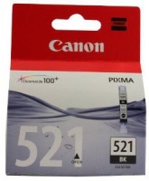 Canon CLI-521BLK Black Single Ink Cartridge Photo