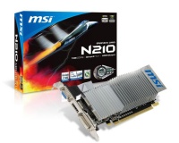 MSI GeForce N210 - 1GB 64Bit DDR3 Graphics Card Photo