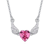 Heart of an Angel Necklace with crystals from Swarovski Photo