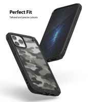 Ringke Fusion X Design for iPhone 12 Pro Max Military-Grade Case - Camo Black Photo