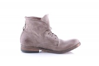 Men's ankle grey leather boot Photo