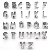 Alphabet Cookie Cutter Mold Photo