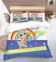 Linen Boutique - Custom Printed Duvet Cover Set - Cute Bunny Photo
