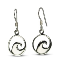 Trans Continental Marketing - Wickedly Wonderful Silver Wave Earrings Photo