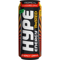 Hype Energy Drinks Hype Energy Drink - Twisted Tropical - Tropical Flavour Drink - Photo