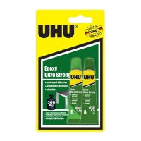 UHU Epoxy ultra strog adhesive 2x20g tubes Photo