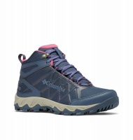 Columbia Women's Peakfreak X2 Hiking Shoes in Collegiate Navy Dark Fuchia Photo