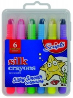 Scripto Silk Crayons 6's - Hangbox Photo