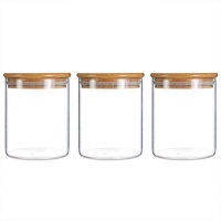 Glass Bamboo Jar 3 pack Photo