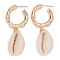 Vikson Cowrie Shell Fashion Earrings Photo