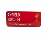 Liverpool Street Sign - Anfield Road L4 - Red Photo