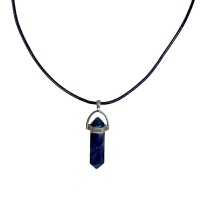 Earth Stone Collection - Sodalite Bullet Stone Necklace Photo