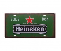 DeBlequy Aankopen - Heineken - Retro Vintage Metal Wall Plate Photo