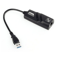 Tuff Luv TUFF-LUV USB 3.0 Turbo to RJ45 Ethernet adapter cable - Black Photo