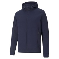 Puma - Men's Teamcup Casuals Hooded Jacket - Peacoat Photo