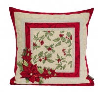 GNL Good Night Linen GNL -Christmas Berries Woven Scatter Cushion Cover Photo