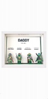 Kika Crafts Super Ninja Hero Daddy - Fathers Day Boxed Frame Gift Set Photo