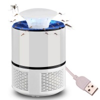 USB Powered UV LED Electronic Mosquito Killer Lamp - White Photo