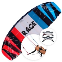 Flexifoil Rage 3.5m² Adult Sport Power Stunt Kite | Lifetime Money-Back Guarantee Photo