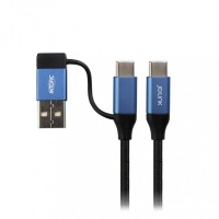 Intopic CB-CTC-18 Type-C 2in1 PD Fast Charging Cable Photo