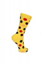 SoXology – Yellow Spots Socks Single Pair Photo