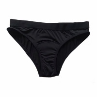 Confidence Period Panties Classic Bikini Lycra Black - X-Small Photo